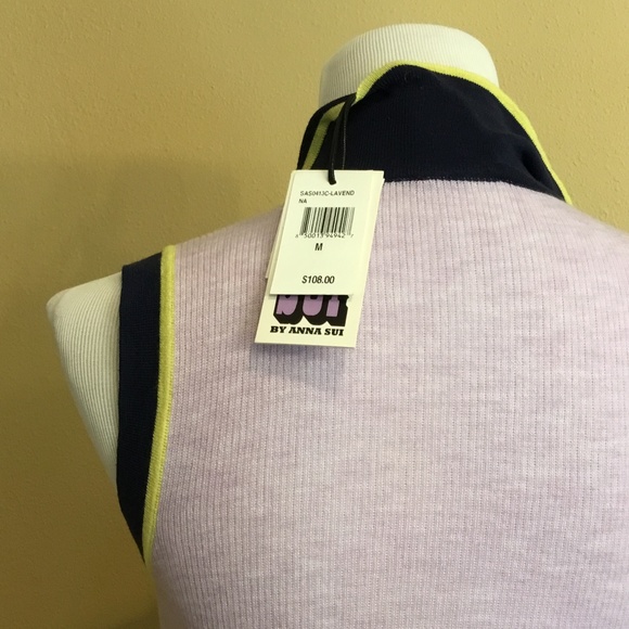 Sui by Anna Sui Lightweight Knit Tennis Inspired Dress - Picture 13 of 16